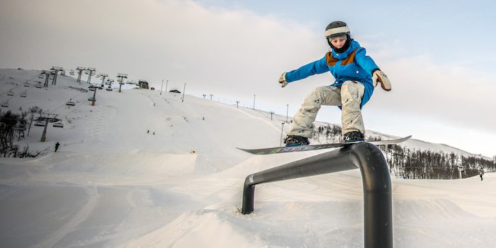 Snowboardhyra i Tänndalen i Funäsfjällen